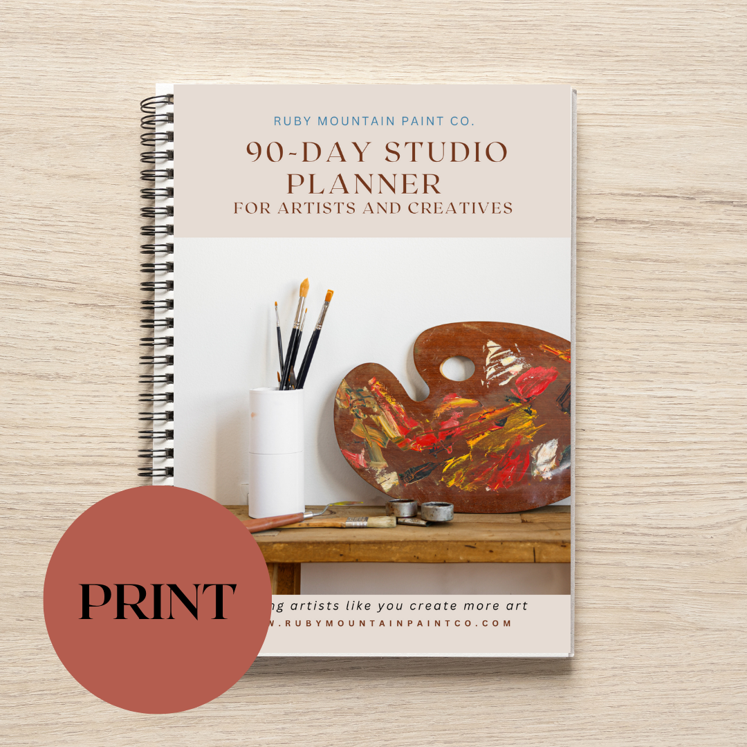 90-Day Studio Planner, PRINTED