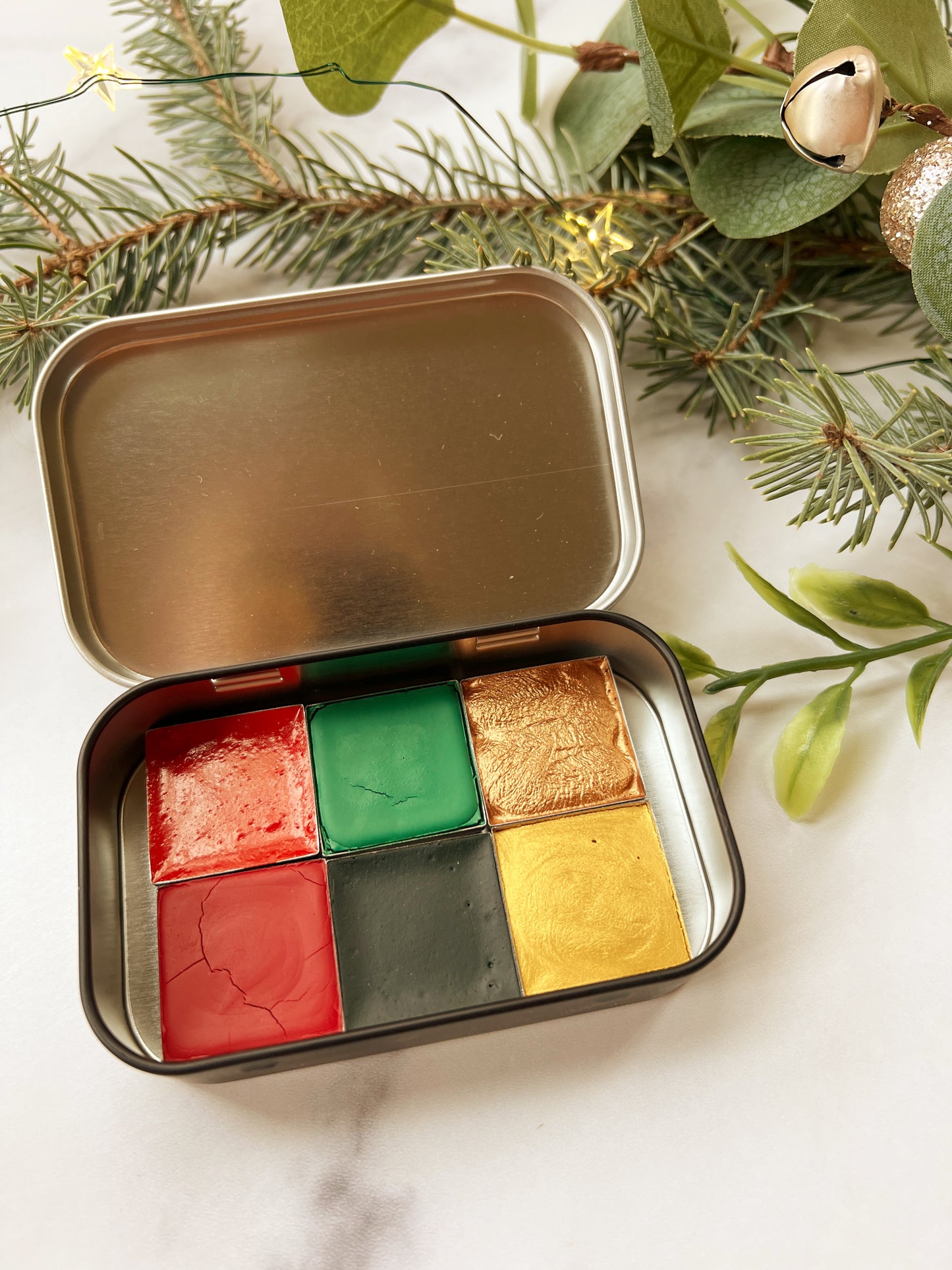 Merry and Bright Holiday Half Pan Palettes