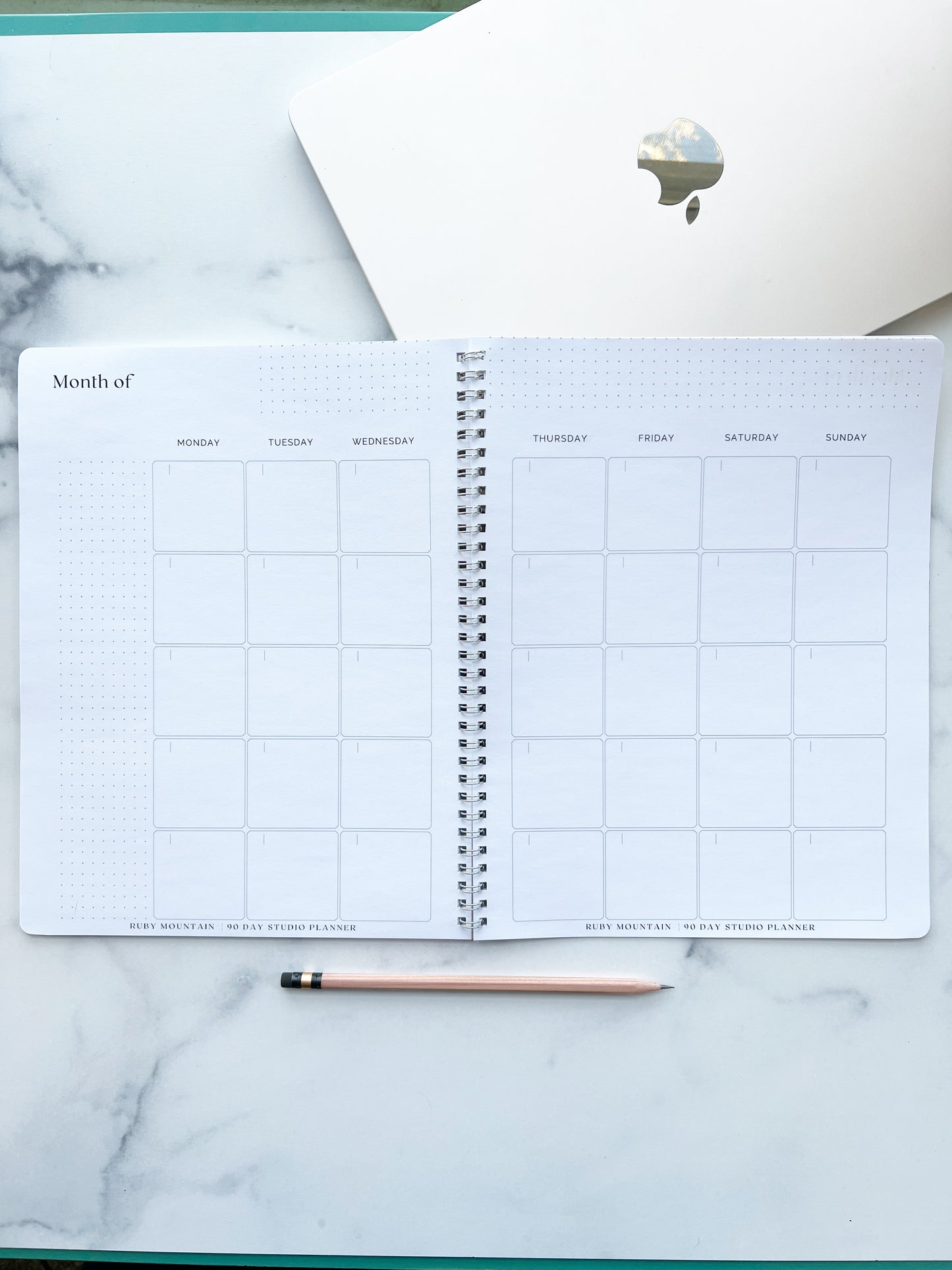 90-Day Studio Planner, PRINTED