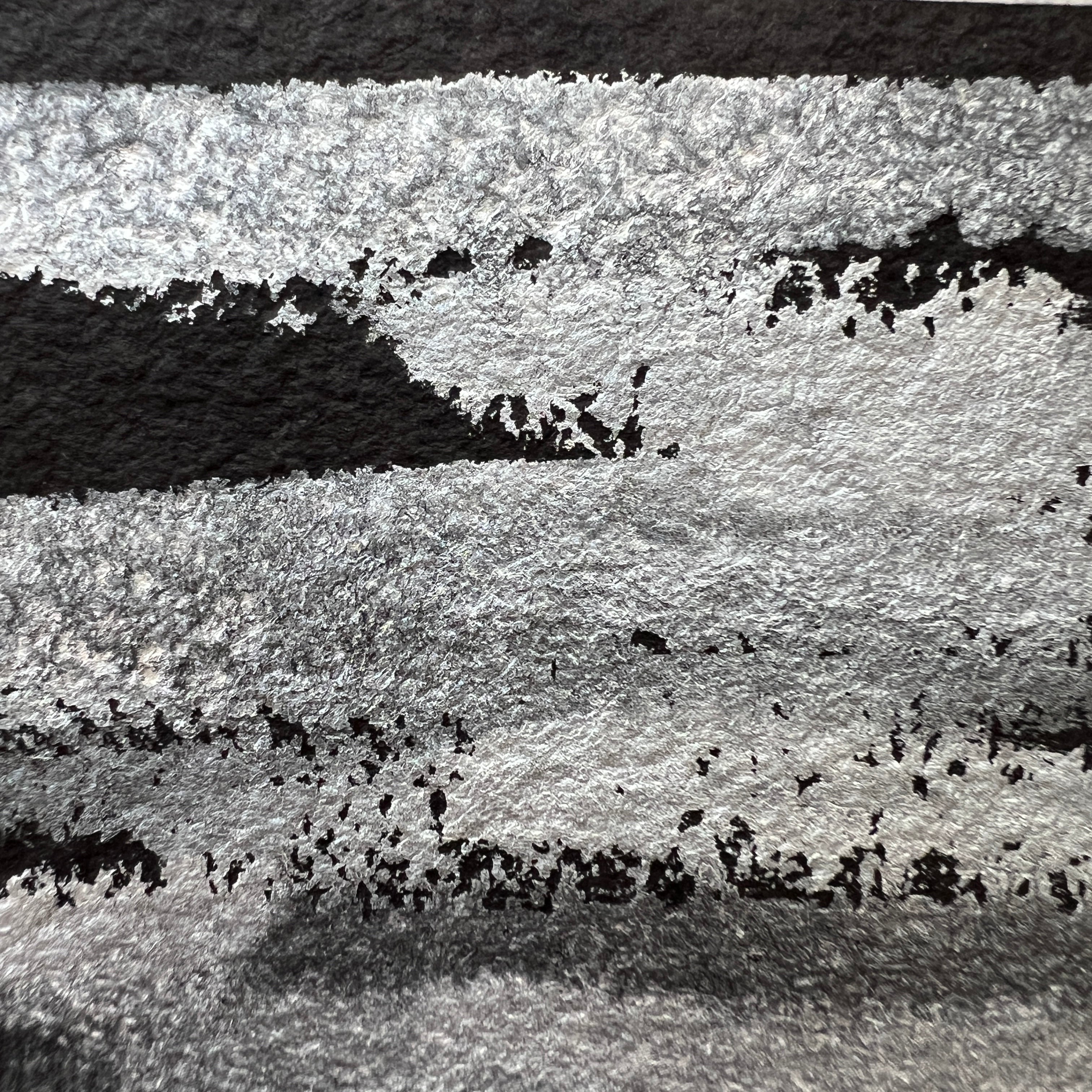 White Satin. Half pan, full pan or bottle cap of handmade watercolor paint