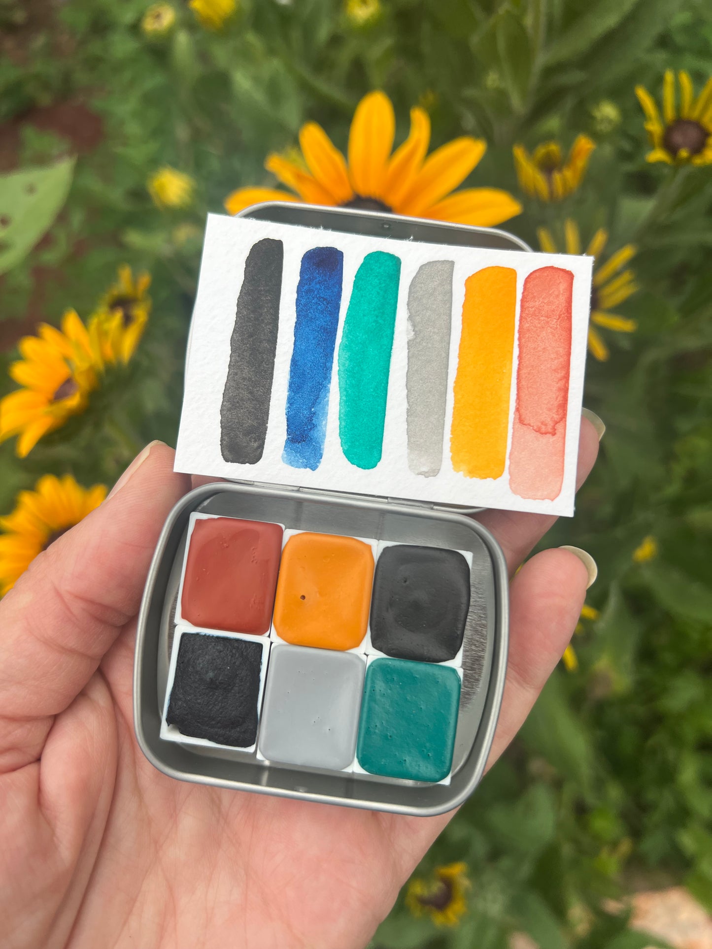 Late July Palette -in bioplastic half pans