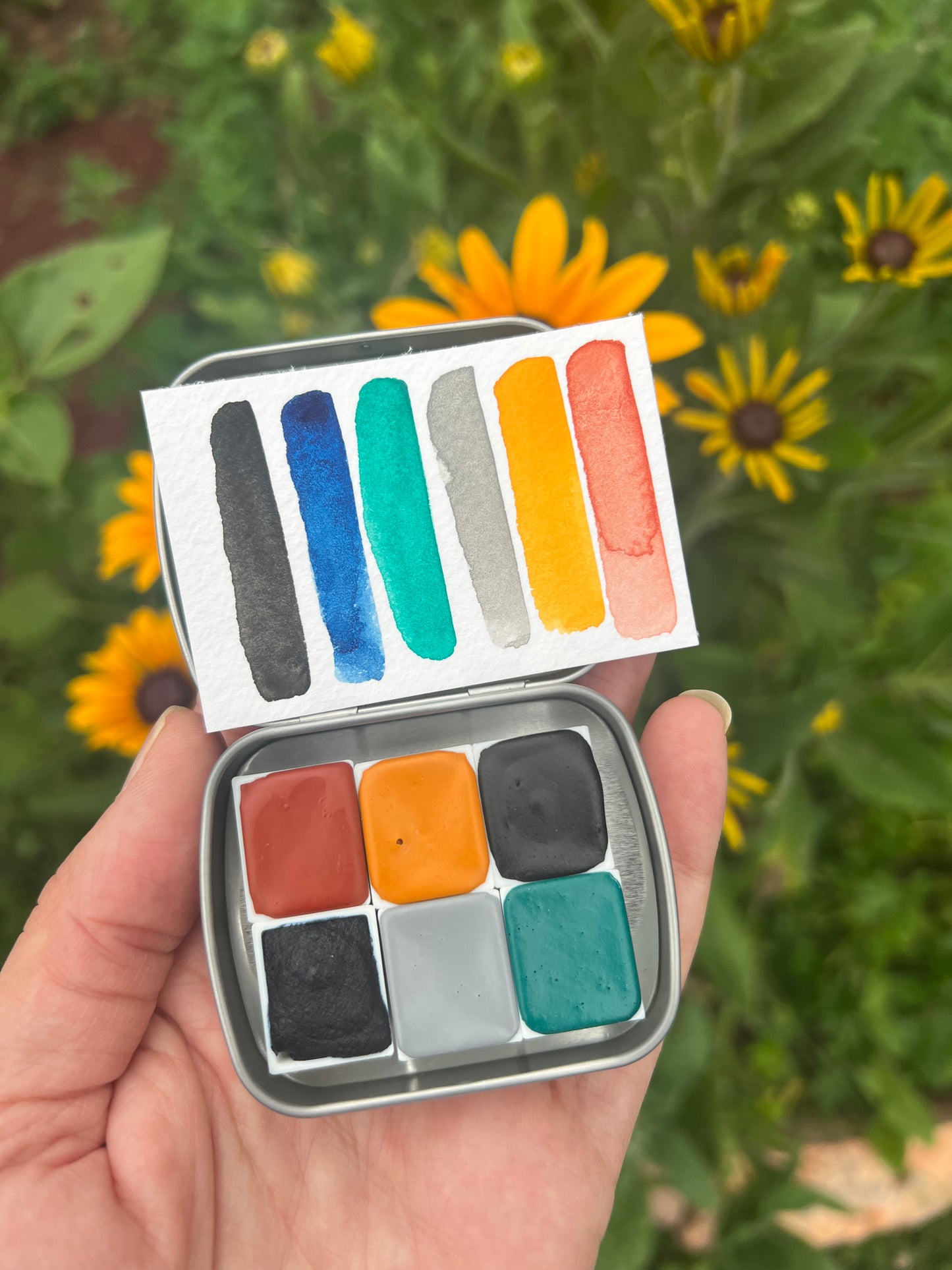 Late July Palette -in bioplastic half pans