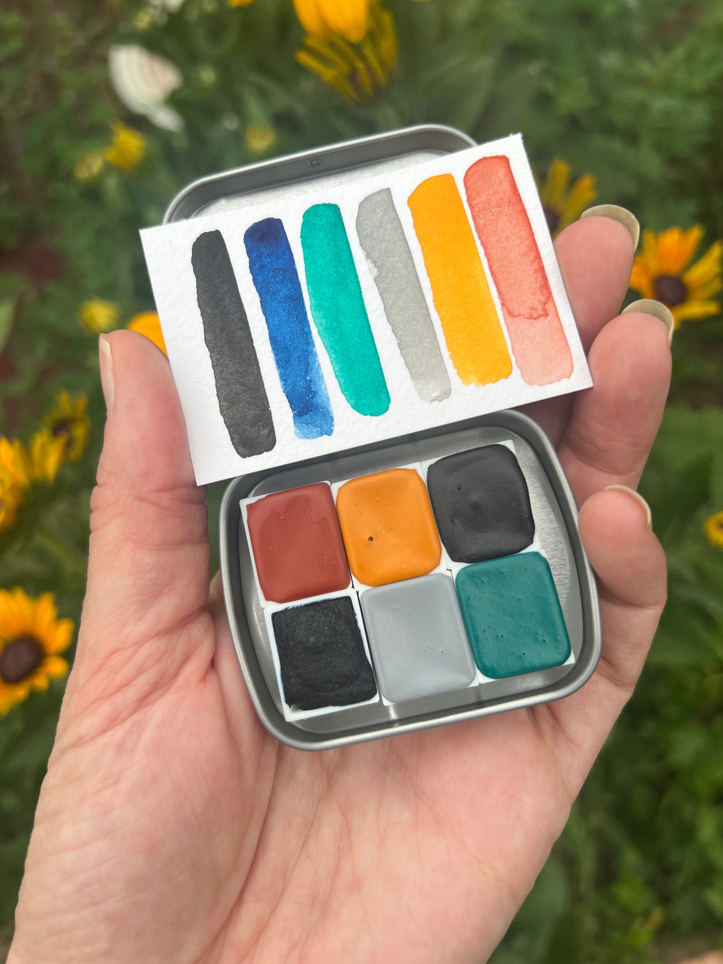 Late July Palette -in bioplastic half pans