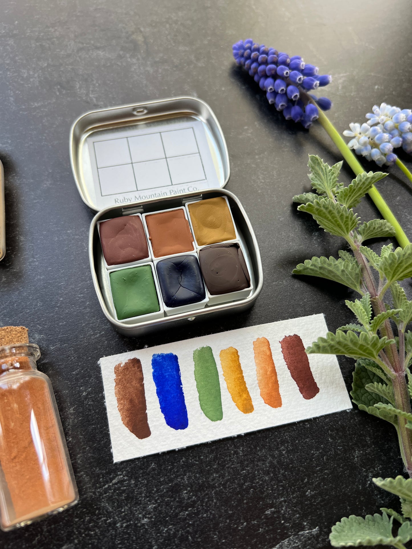 Landscape Essentials Half Pan Six Palette
