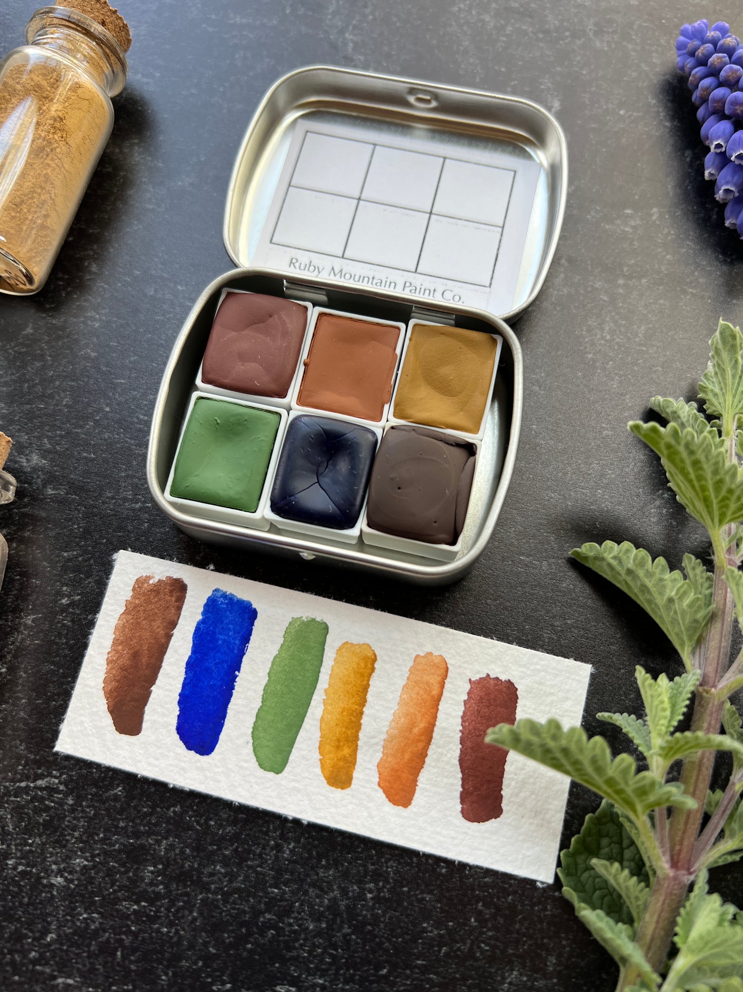 Landscape Essentials Half Pan Six Palette
