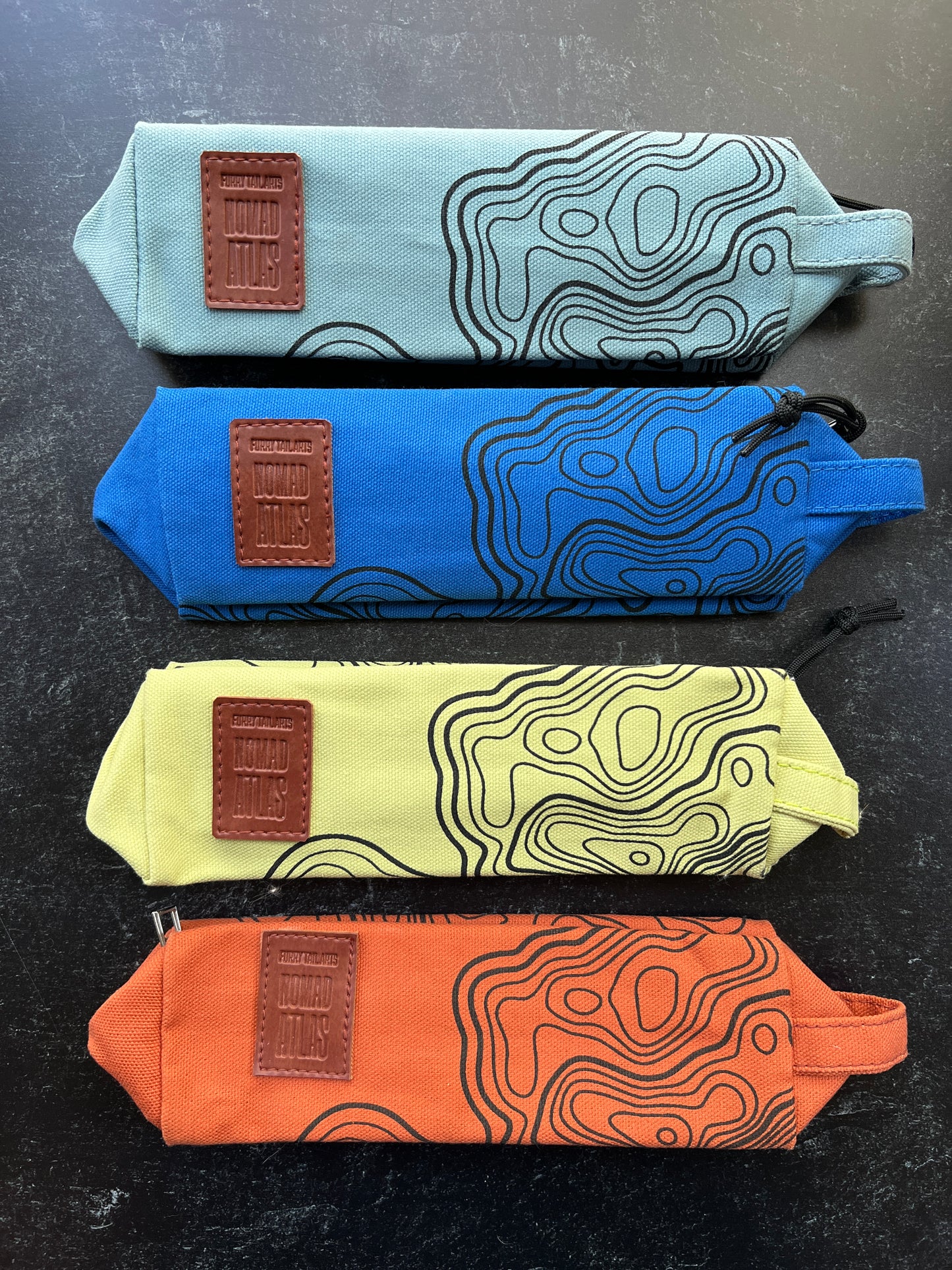 Synthetic Brush Set and Nomad Pouch