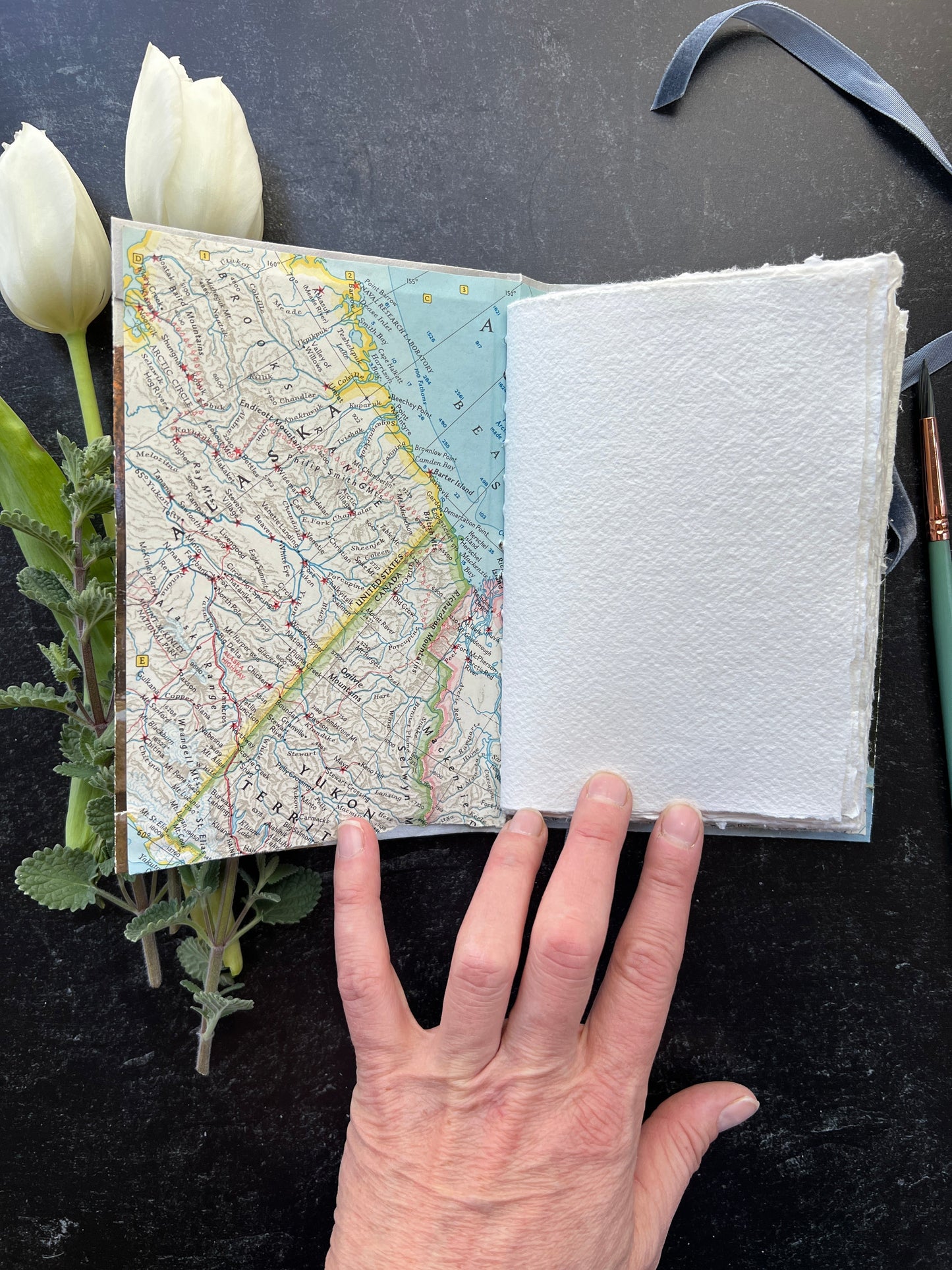 Vintage Mountains Soft Cover Watercolor Sketchbook