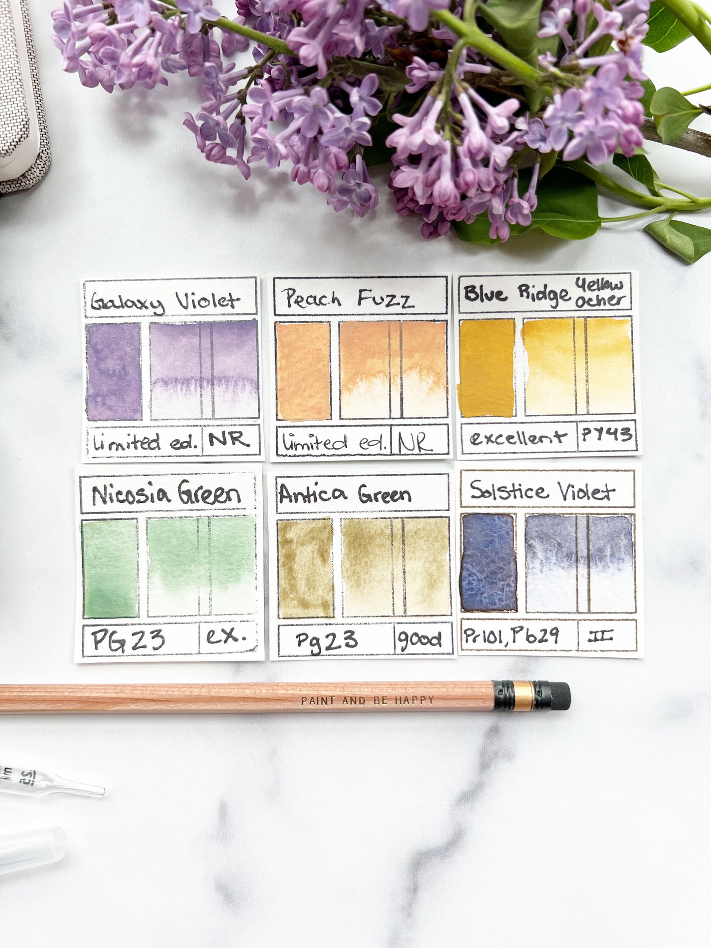 Lilac Blossoms Half Pan Palette Kit