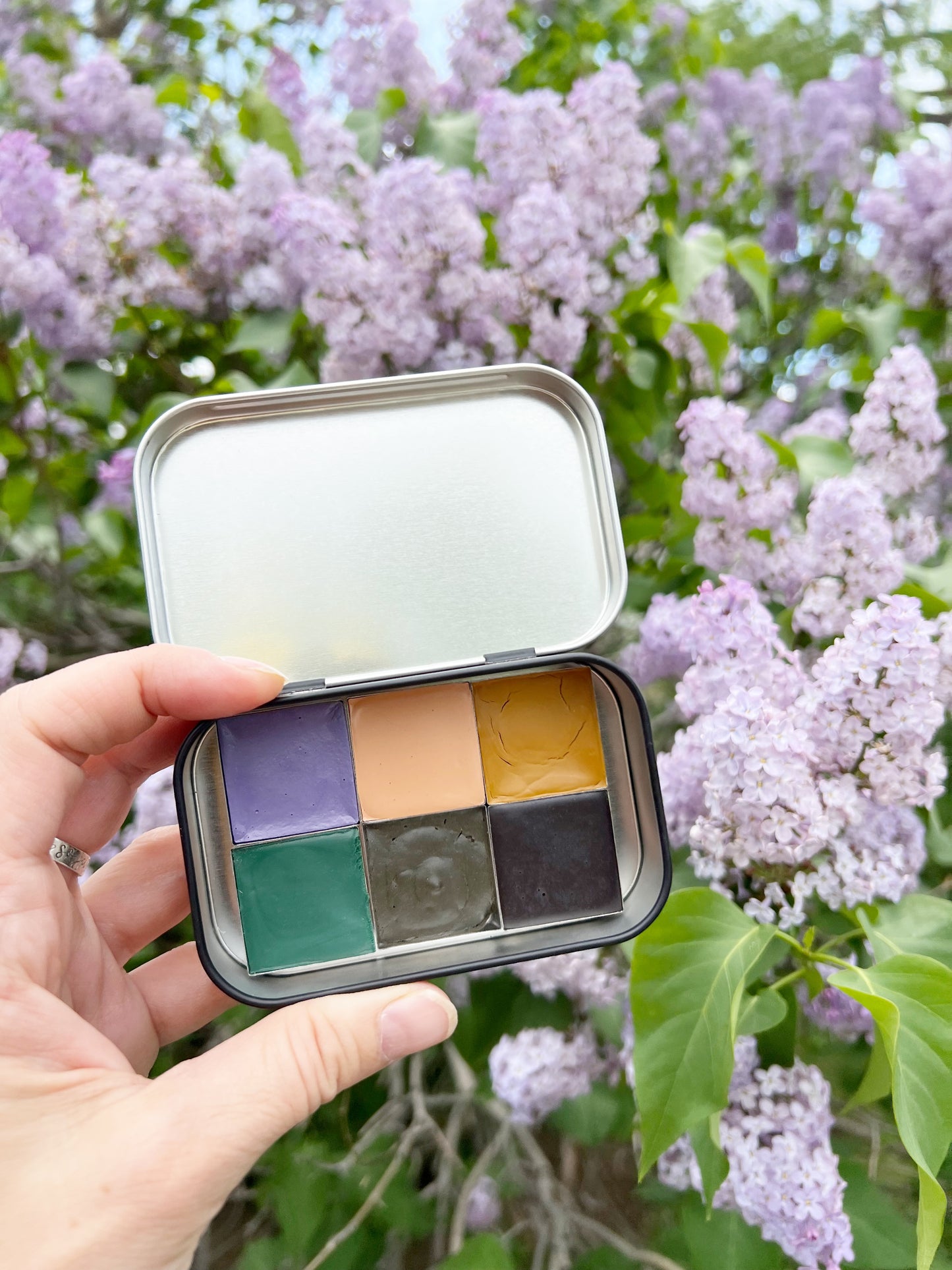 Lilac Blossoms Half Pan Palette Kit