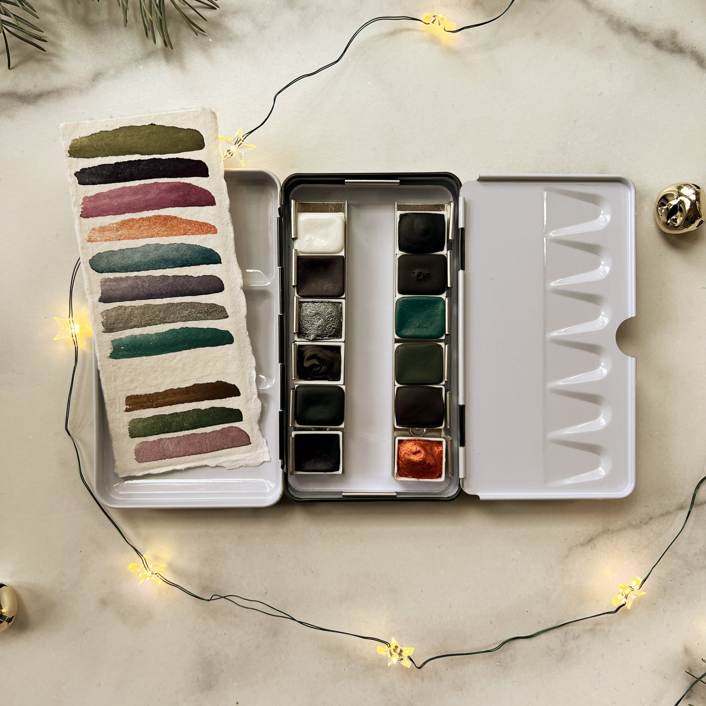 Solstice Dawn Palette, all 12 winter colors in one set
