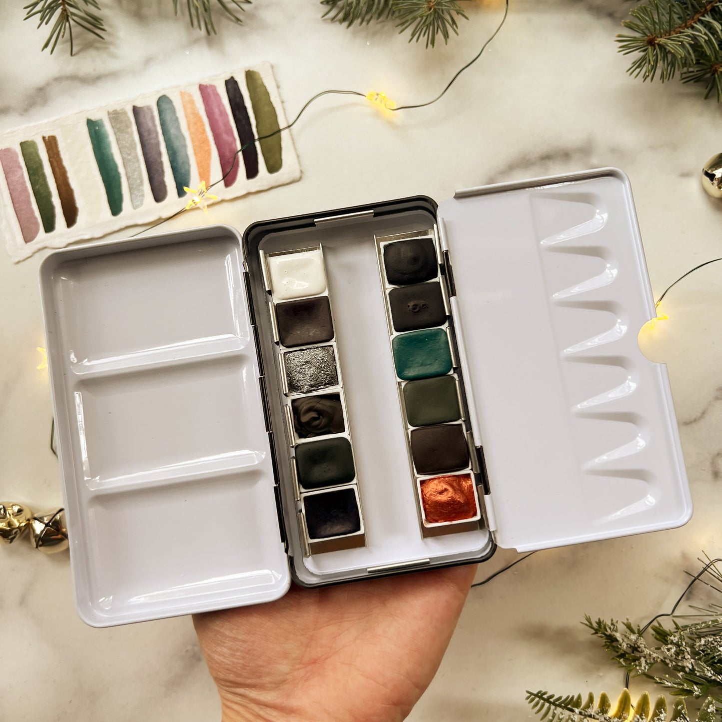 Solstice Dawn Palette, all 12 winter colors in one set