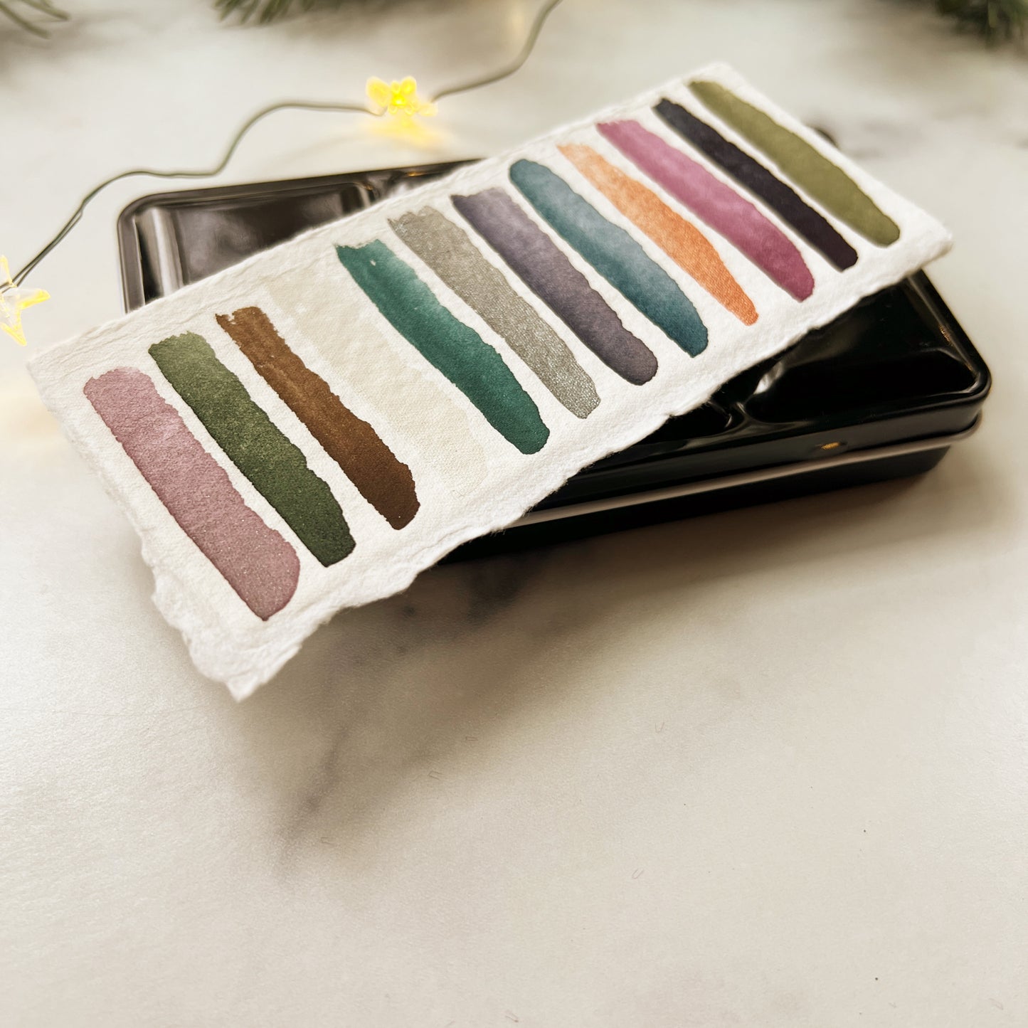 Solstice Dawn Palette, all 12 winter colors in one set