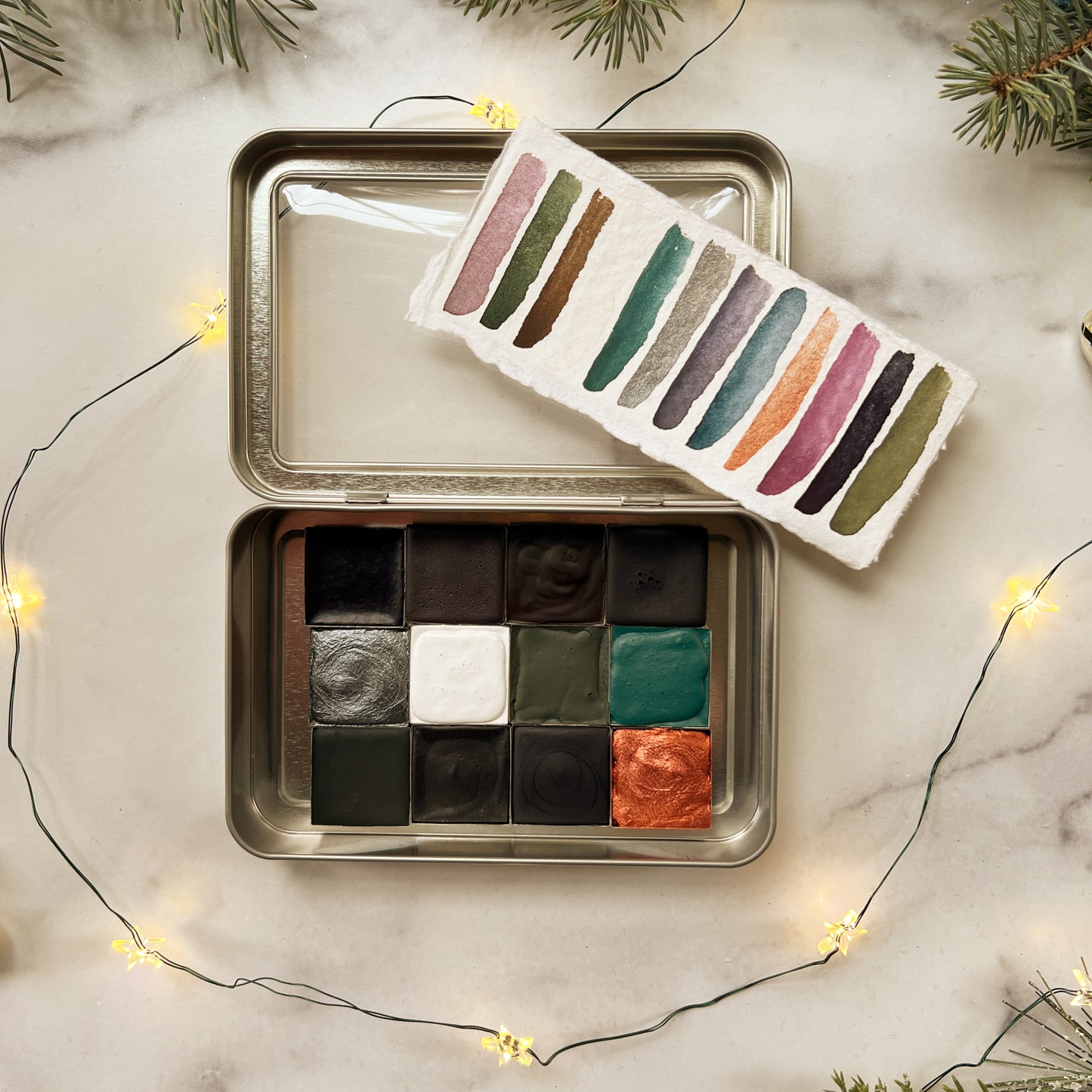 Solstice Dawn Palette, all 12 winter colors in one set