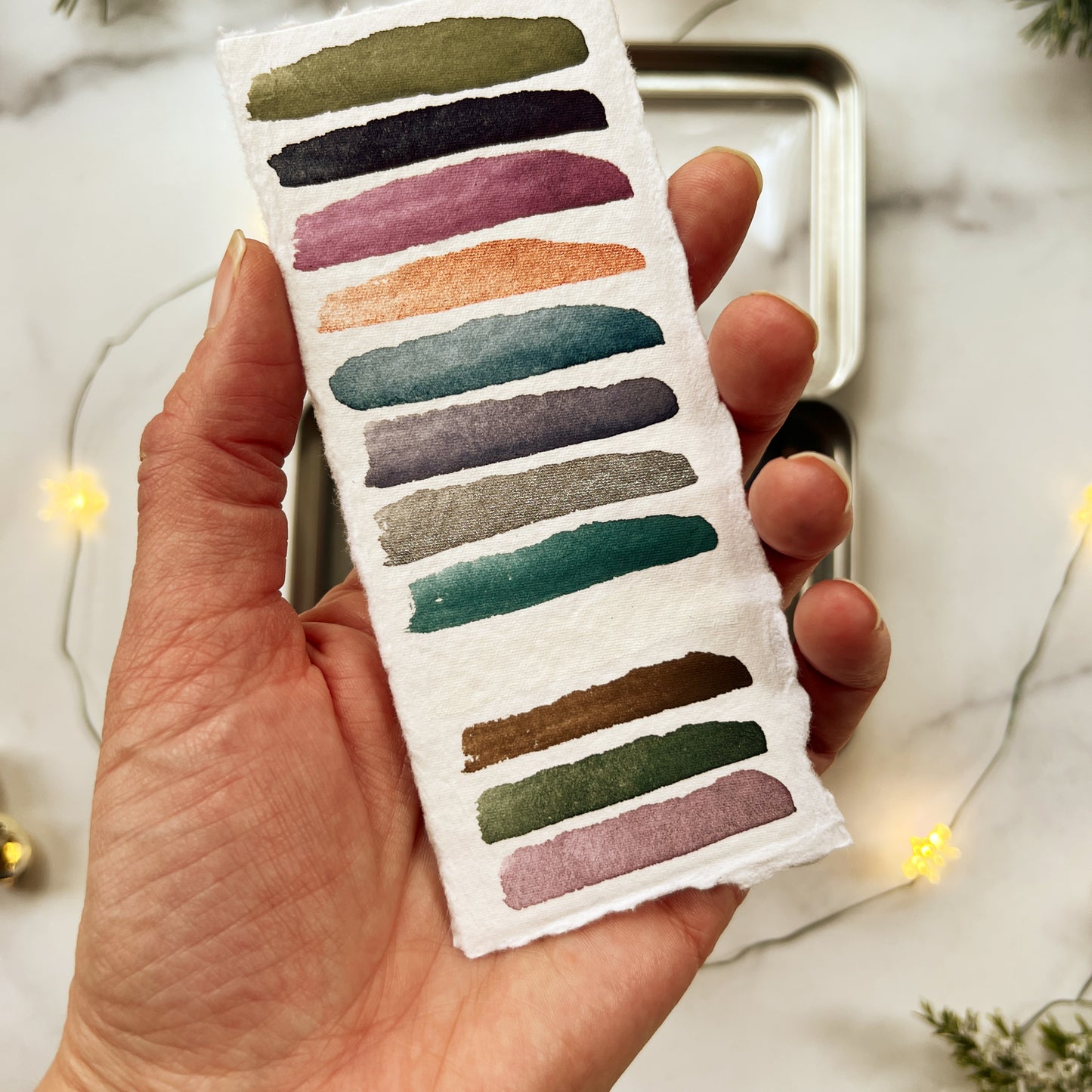 Solstice Dawn Palette, all 12 winter colors in one set