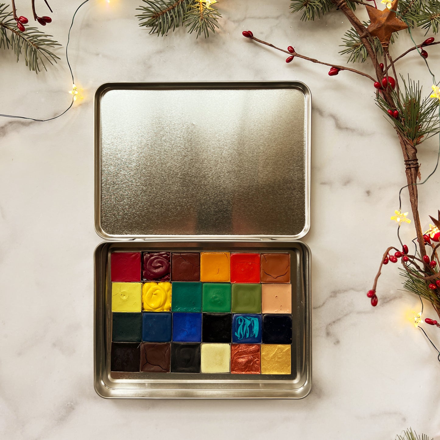 Year's End 24 Color Half Pan Palette