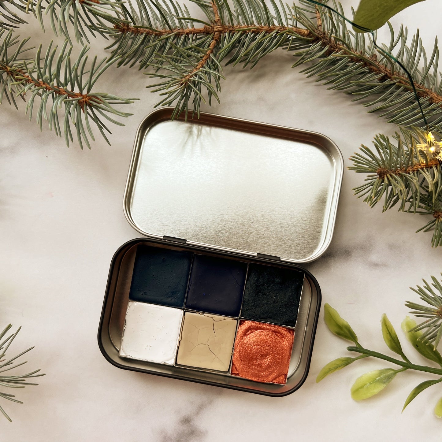 Merry and Bright Holiday Half Pan Palettes
