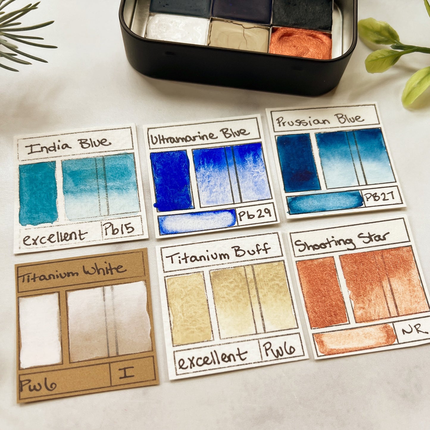 Merry and Bright Holiday Half Pan Palettes