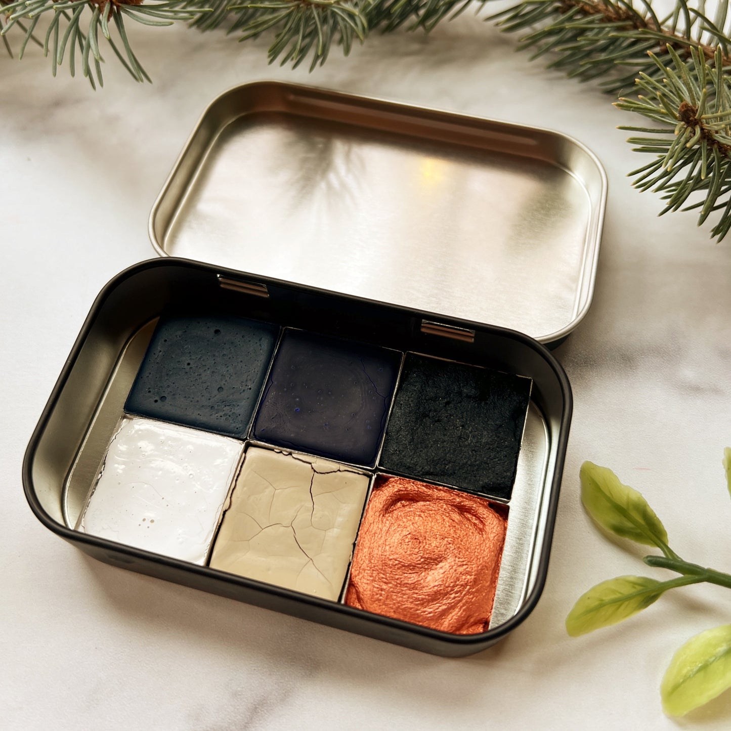Merry and Bright Holiday Half Pan Palettes