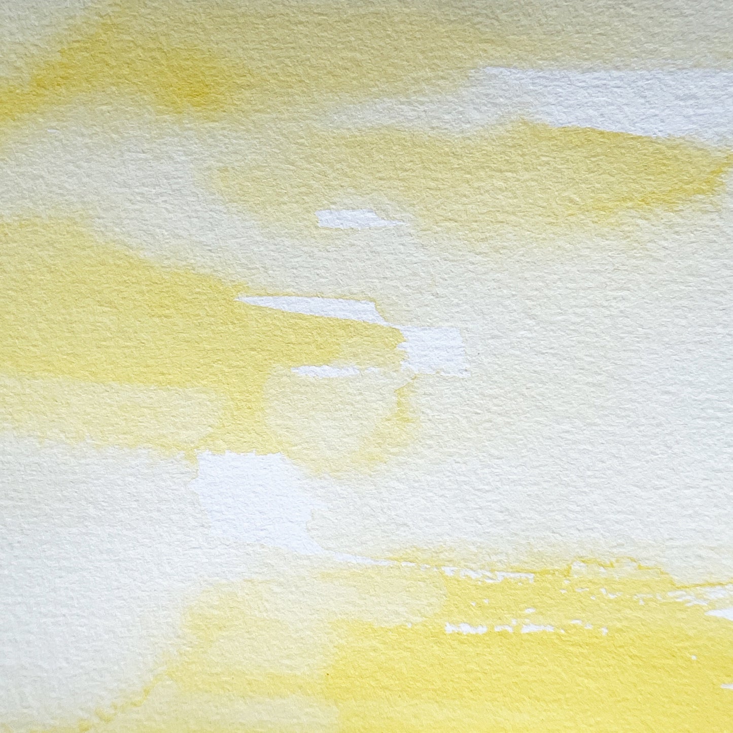 Buttercup. Half pan or bottle cap of handmade watercolor paint