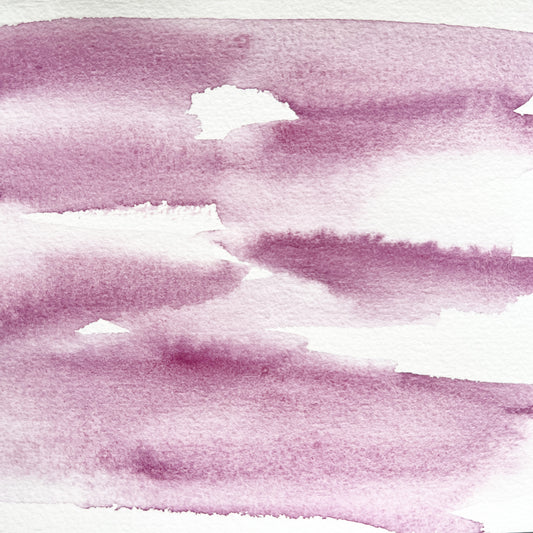 Corinthian Purple. Half pan or bottle cap of handmade watercolor paint