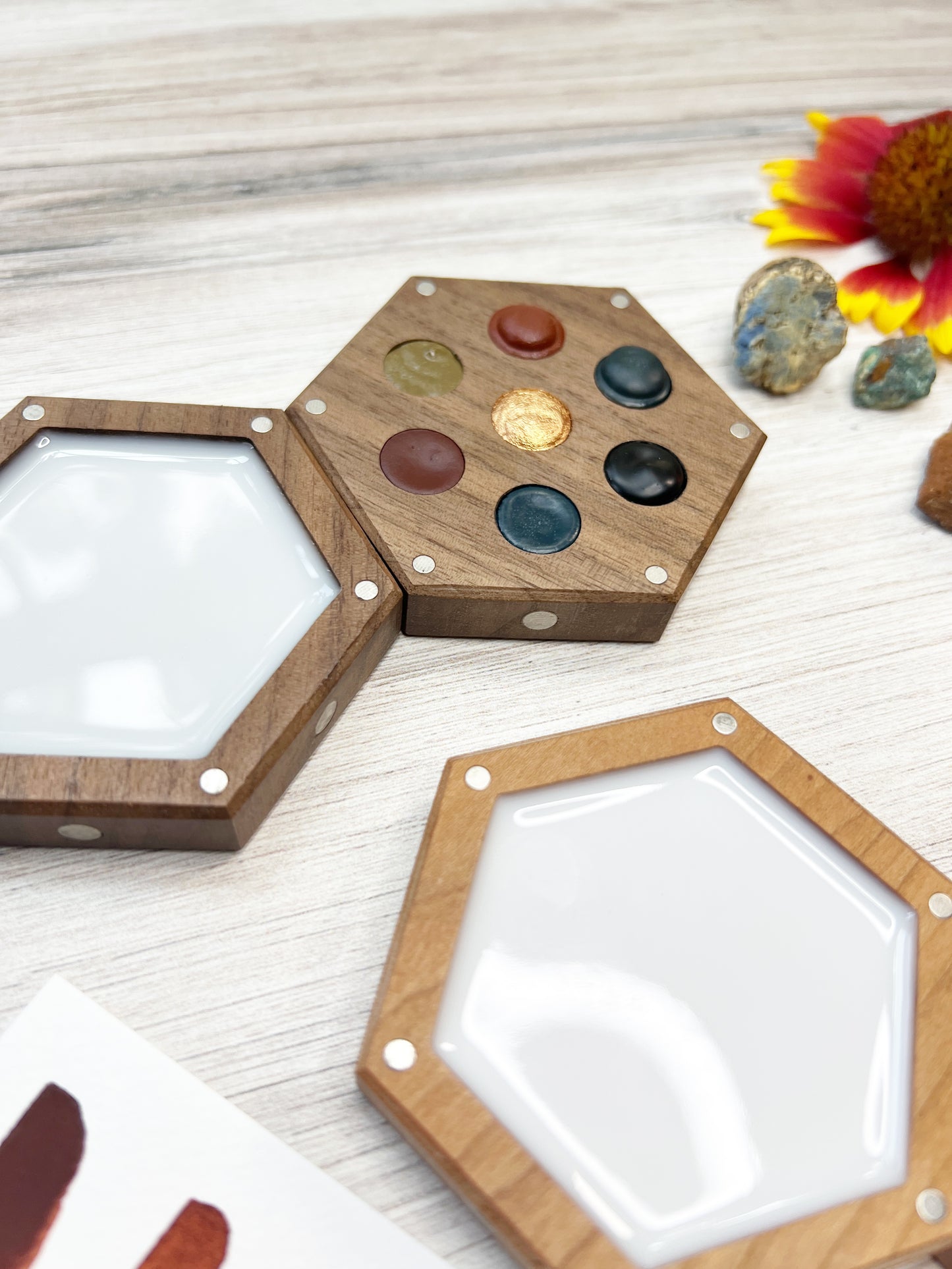 Australian Ochers Wood Palette