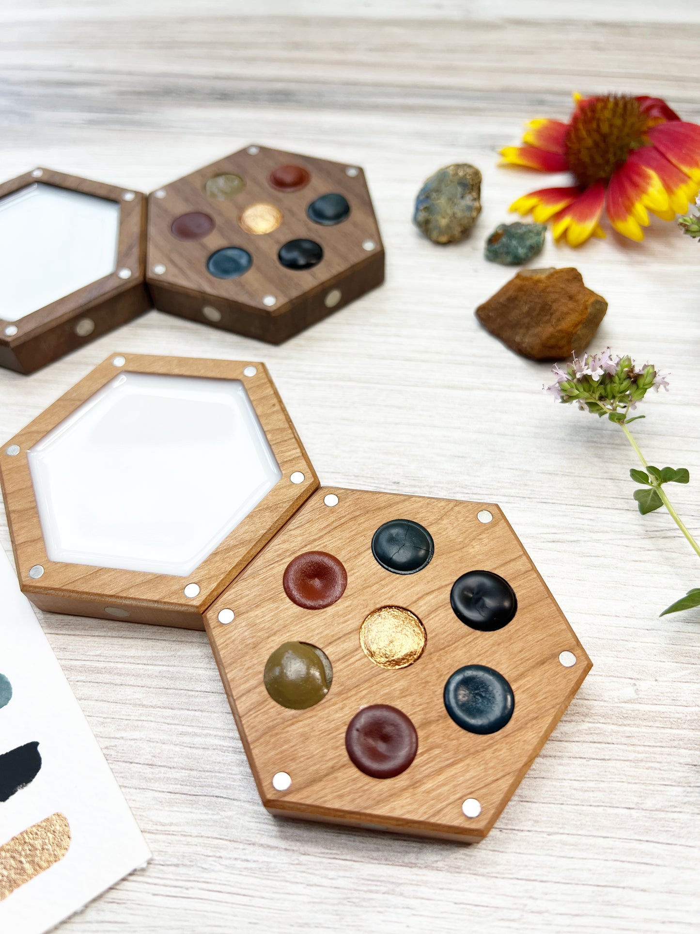 Australian Ochers Wood Palette