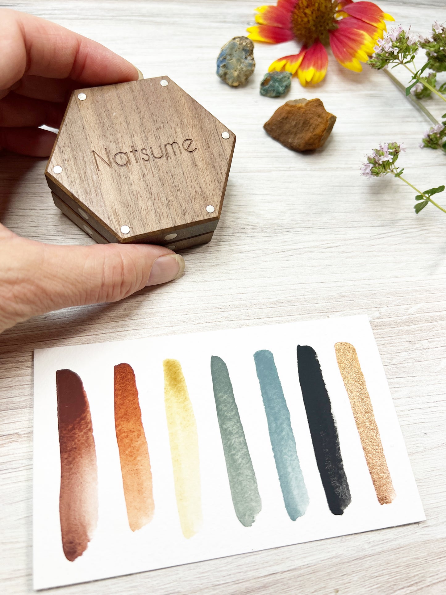 Australian Ochers Wood Palette