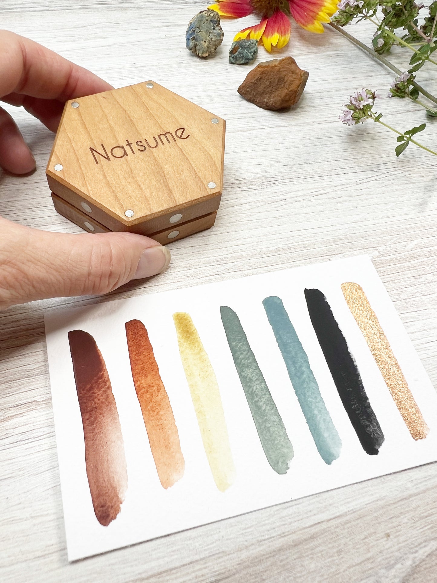 Australian Ochers Wood Palette
