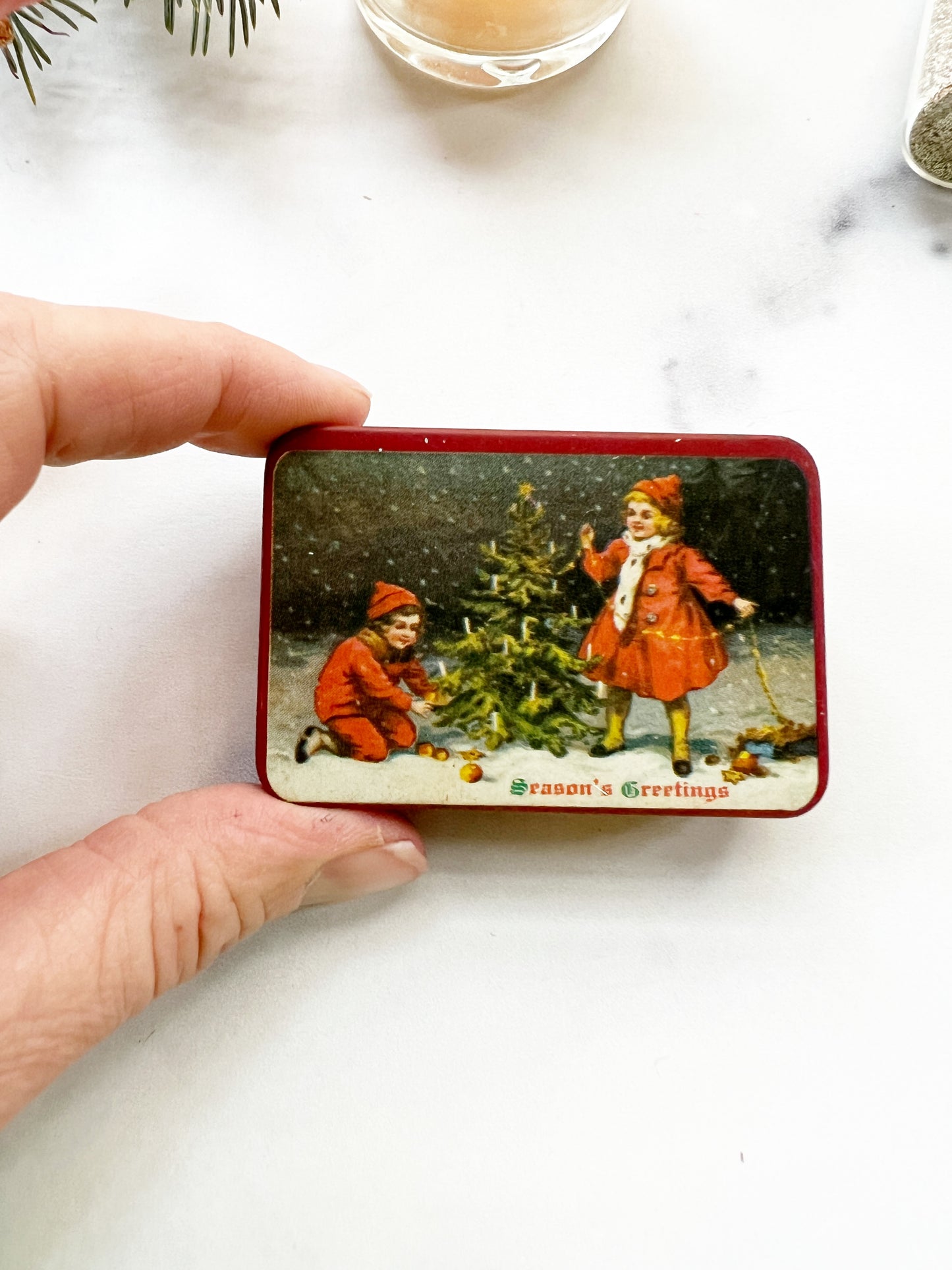 Season's Greetings Vintage Holiday Palette