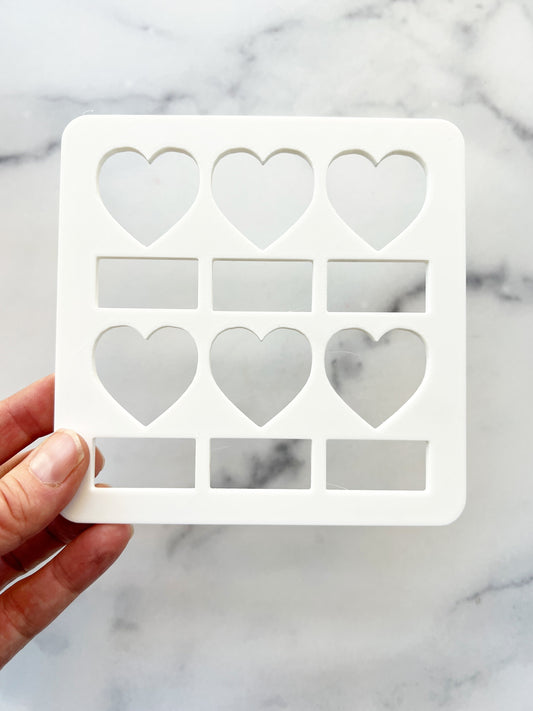 4" Color Wheel Stencils, multiple designs