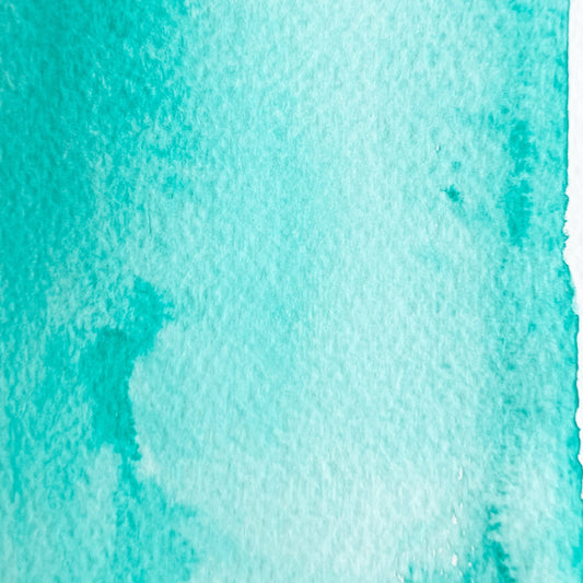 Santa Fe Turquoise. Half pan, full pan or bottle cap of handmade watercolor paint