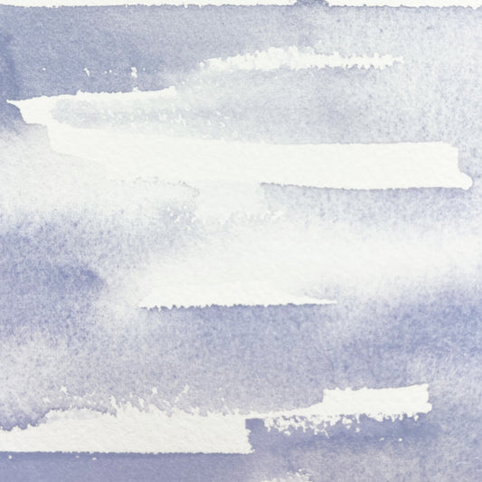 Lupine. Individual pan of handmade watercolor paint