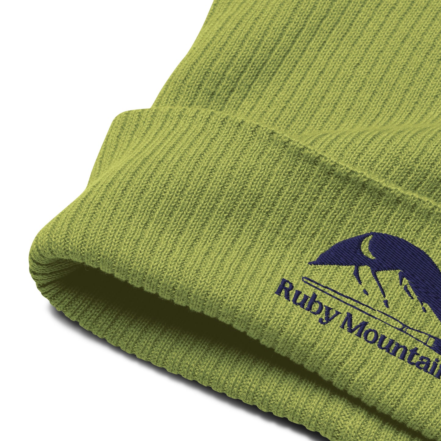 Ruby Mountain Organic Ribbed Beanie