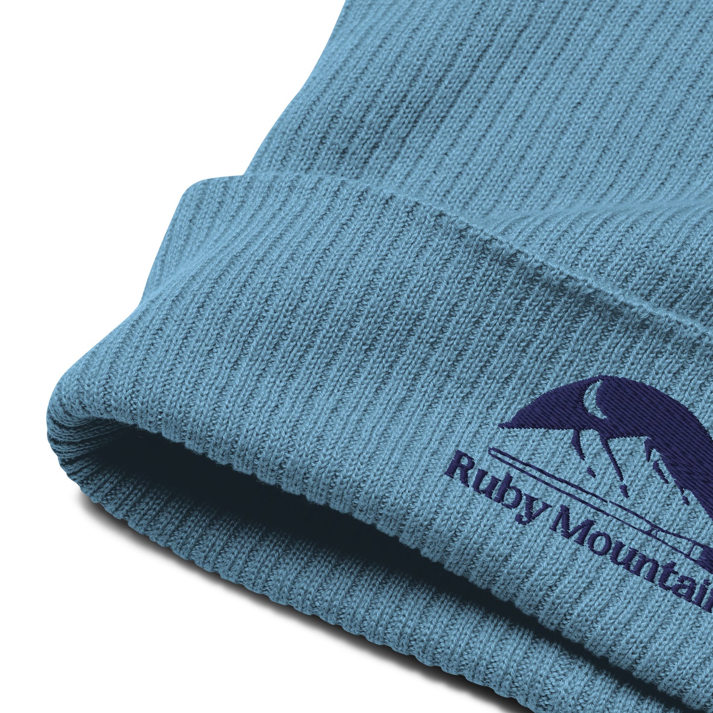 Ruby Mountain Organic Ribbed Beanie