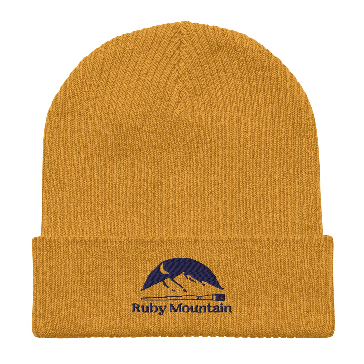 Ruby Mountain Organic Ribbed Beanie