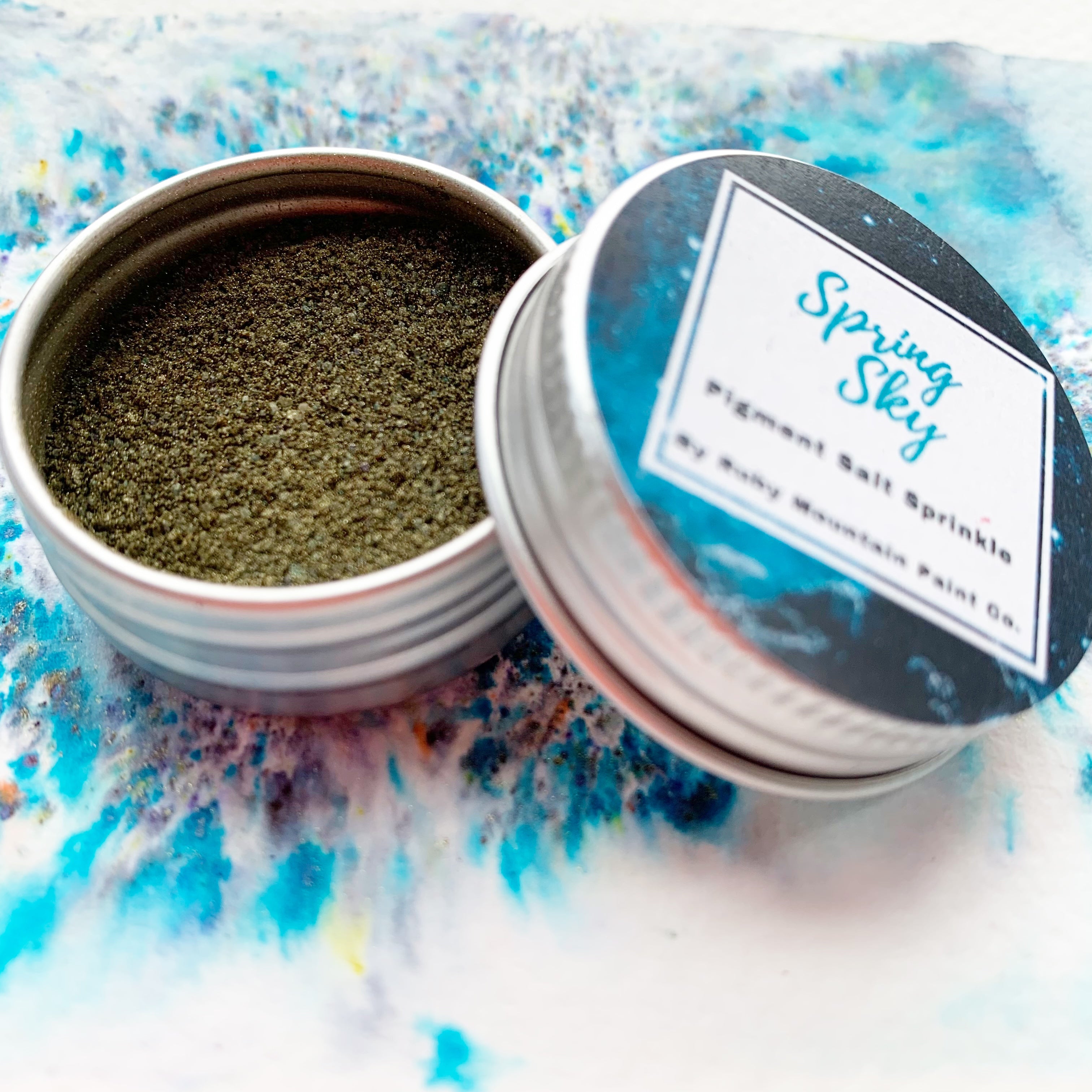 Spring Sky Pigment Salt Sprinkle