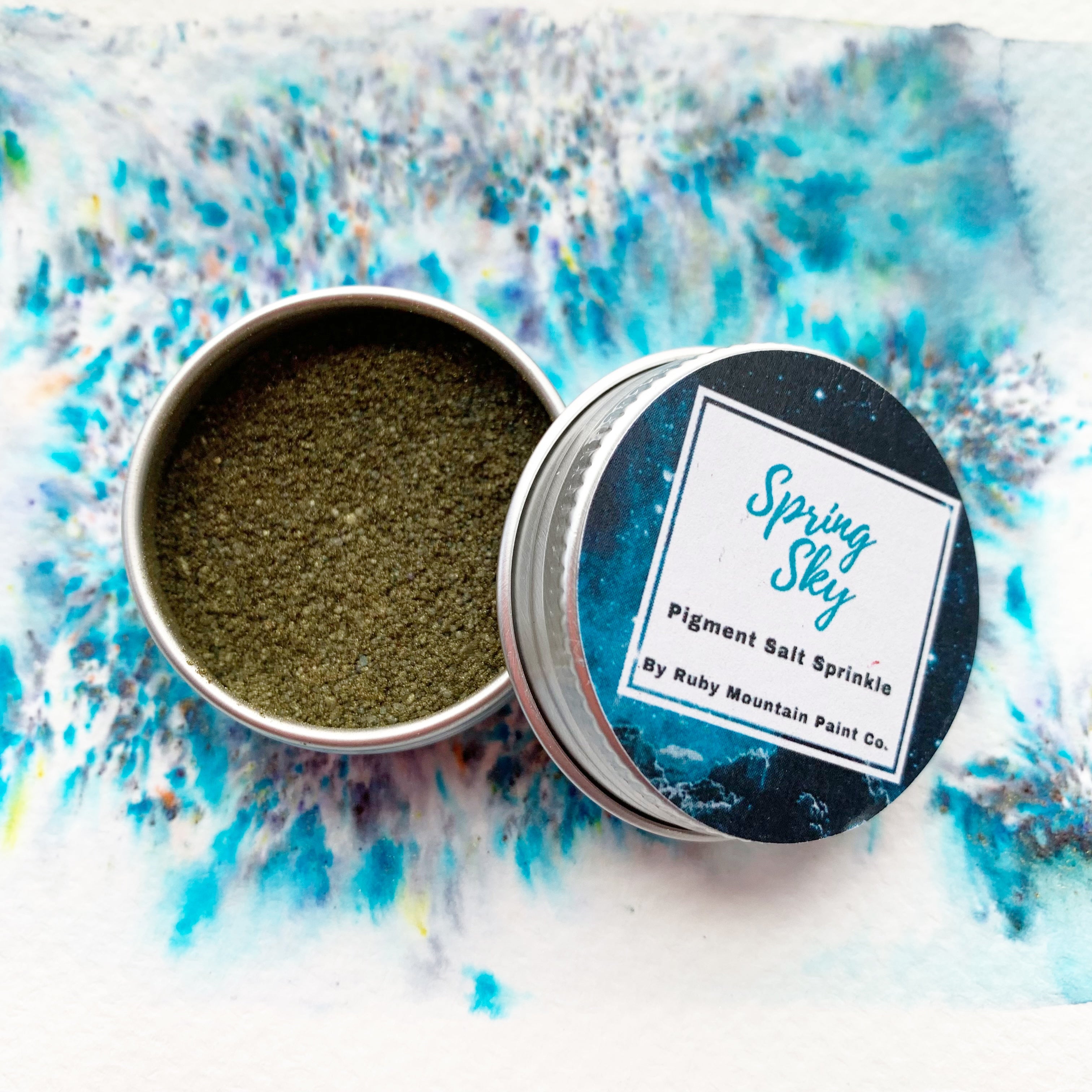 Spring Sky Pigment Salt Sprinkle