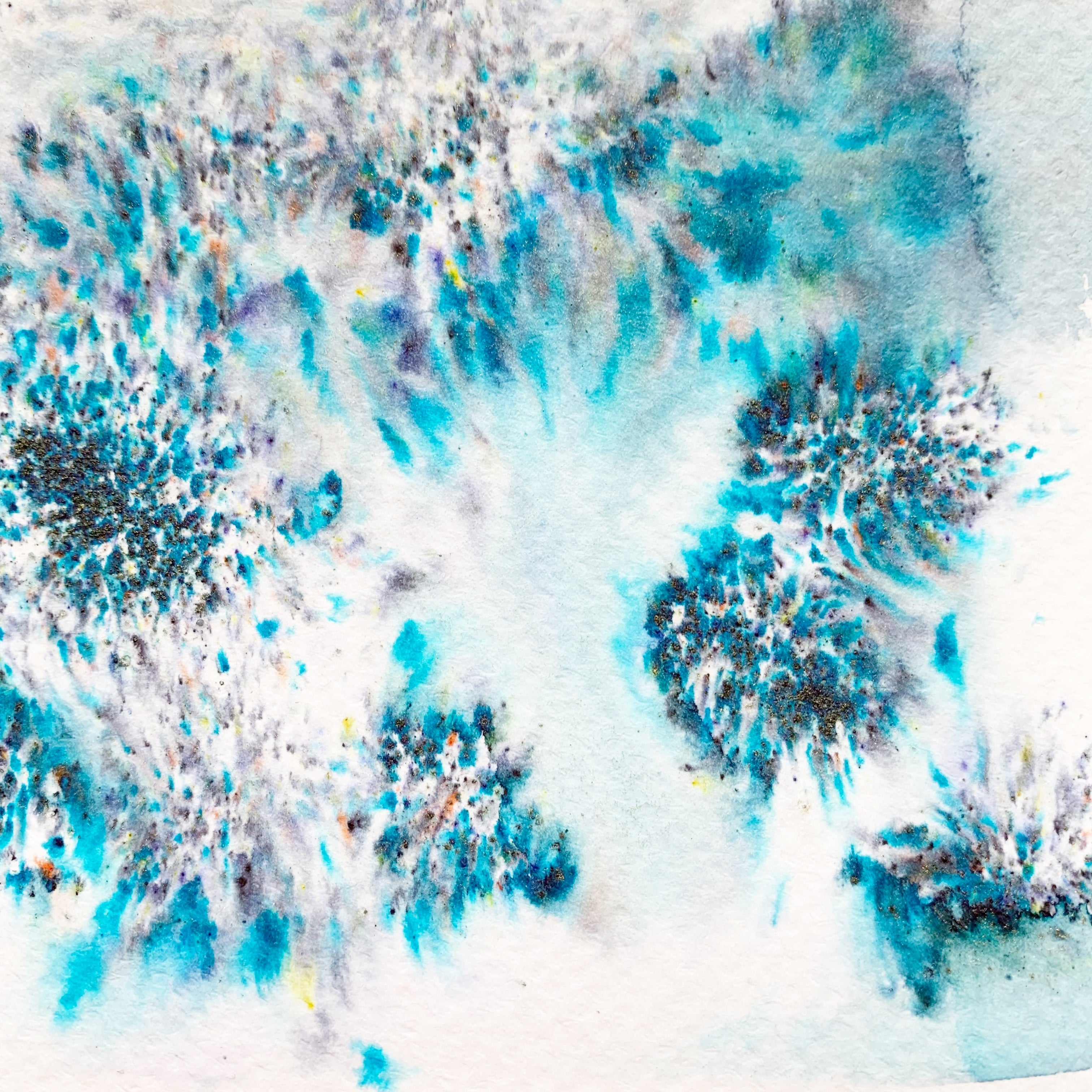 Spring Sky Pigment Salt Sprinkle