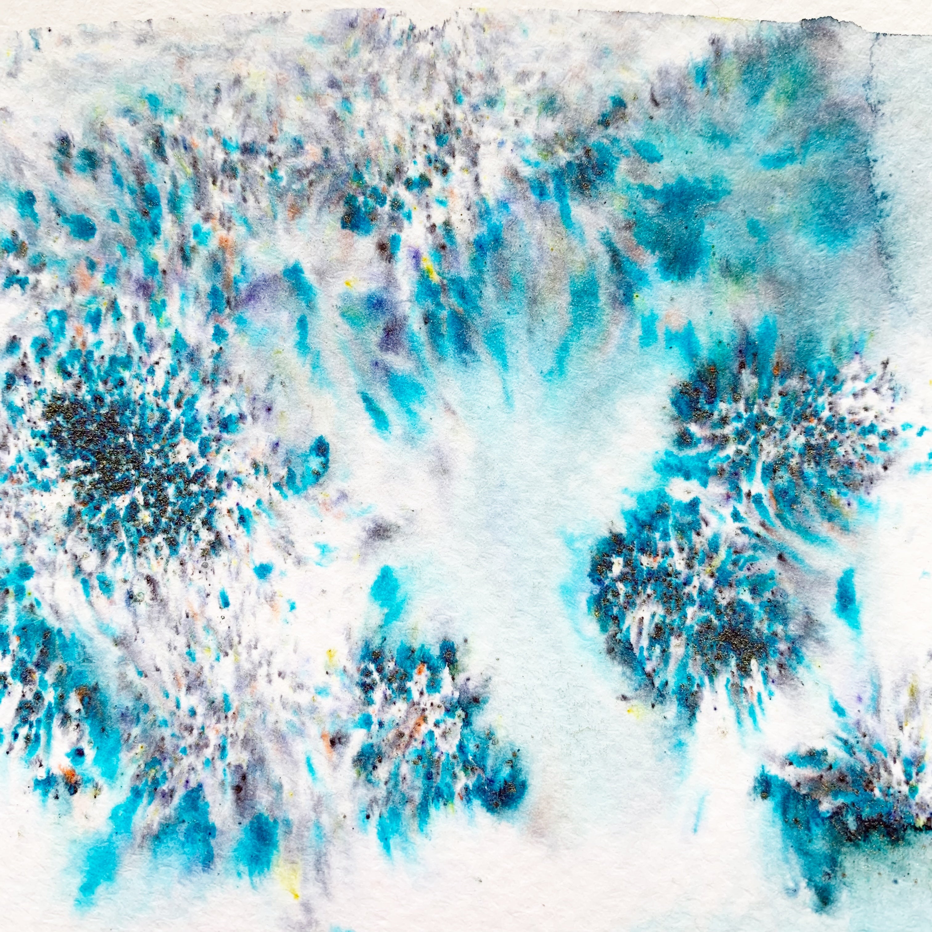 Spring Sky Pigment Salt Sprinkle