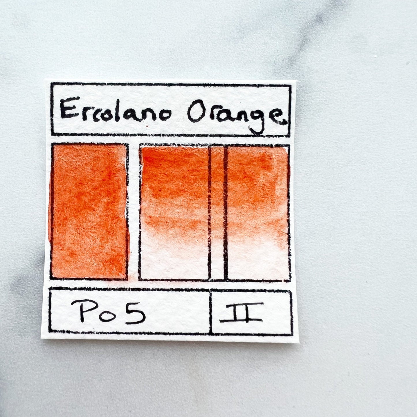 Ercolano Orange, individual pan in multiple sizes.