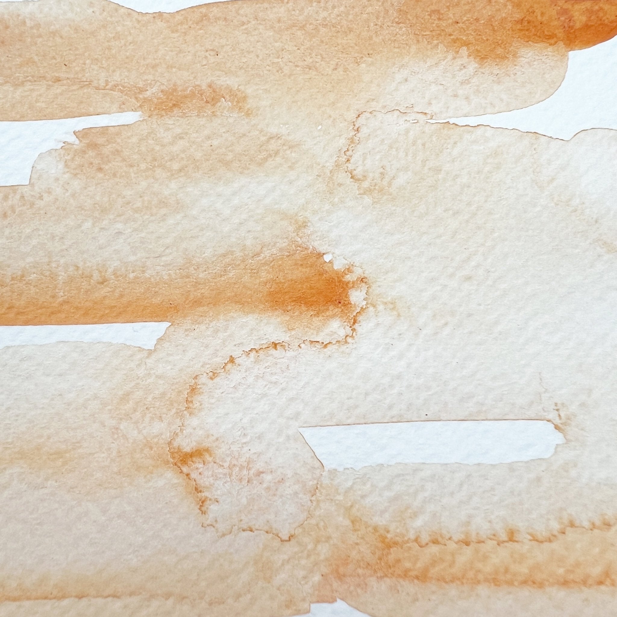 RM Tangerine. Half pan, full pan or bottle cap of handmade watercolor paint