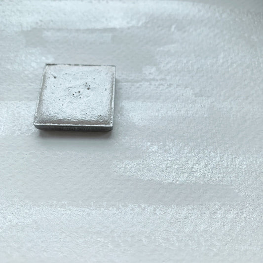 Snowflake. Half pan, full pan or bottle cap of handmade watercolor paint - Ruby Mountain