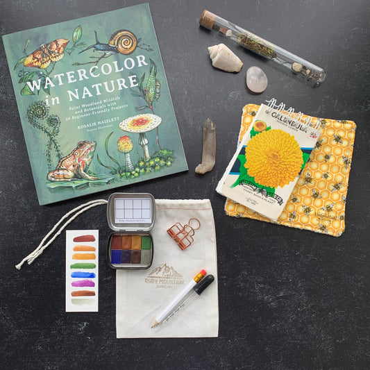 Watercolor in Nature by Rosalie Haizlett and a giveaway! - Ruby Mountain 