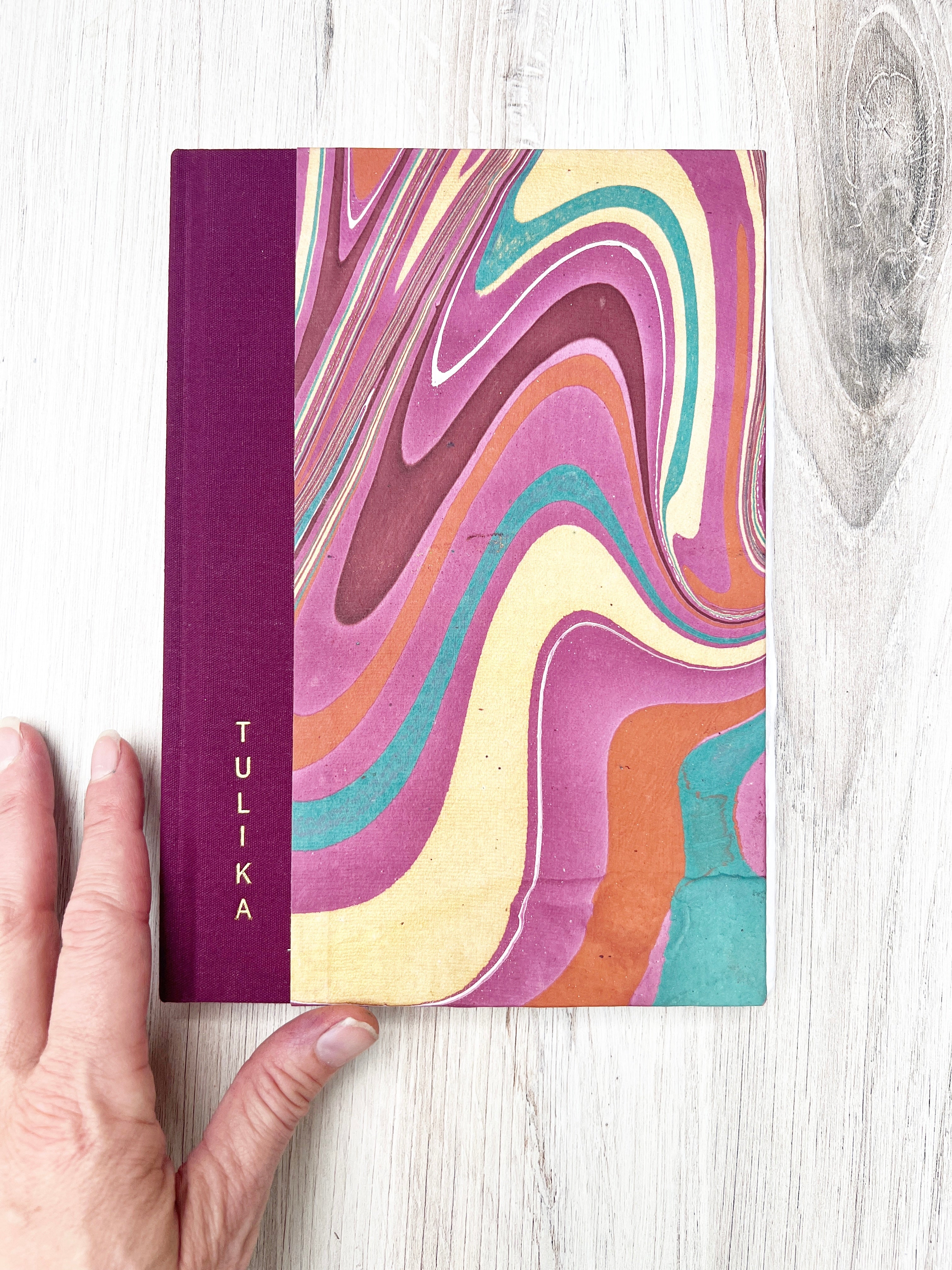 Tulika Watercolor Sketchbook, 100% cotton deckle edge paper in a hardbound sketchbook