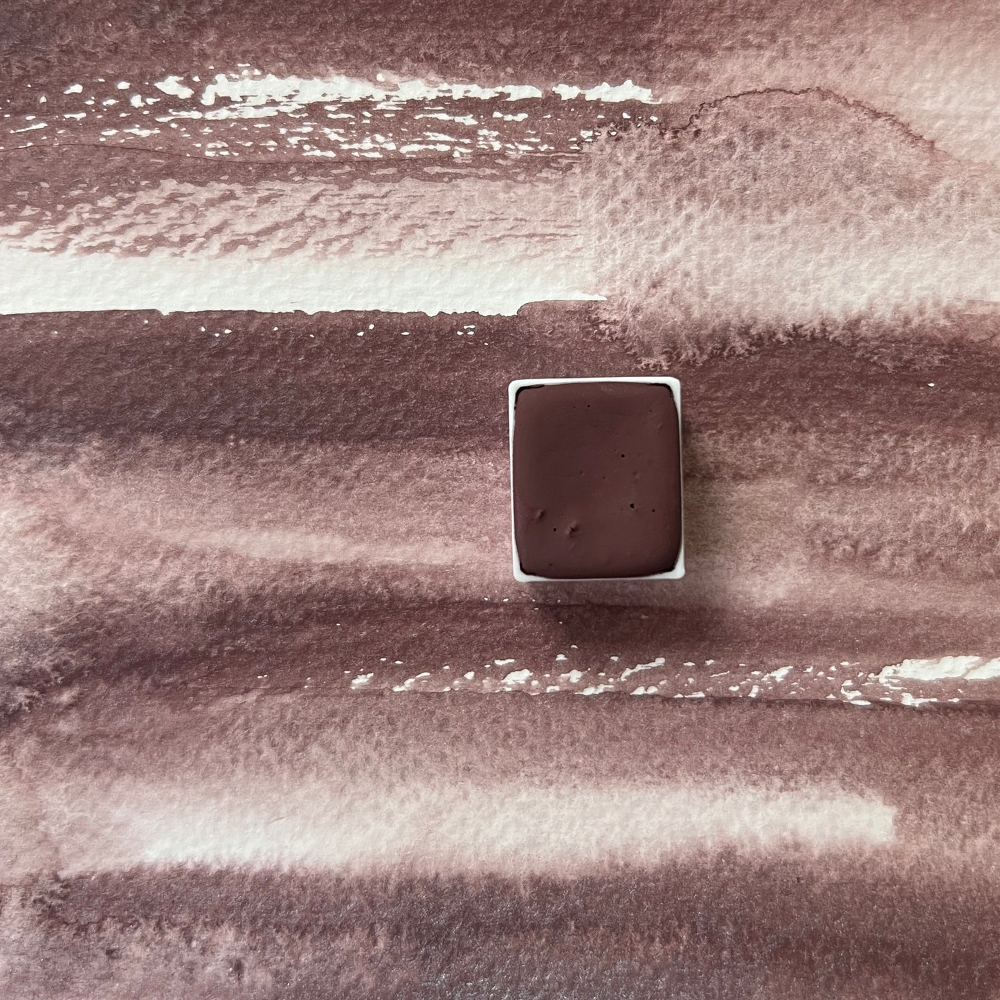 Witch Hazel. Individual pan of handmade watercolor paint