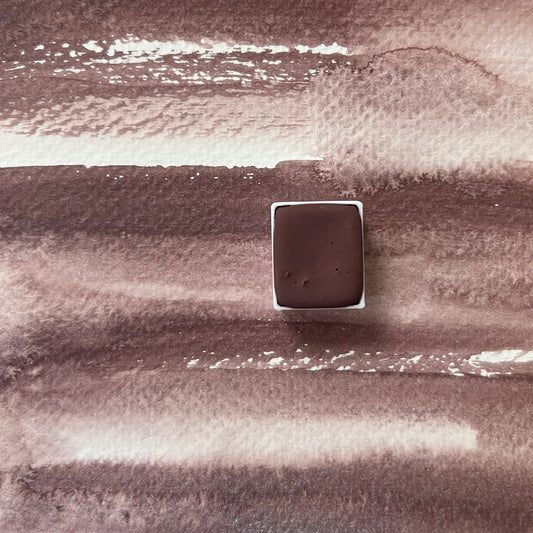 Witch Hazel. Individual pan of handmade watercolor paint