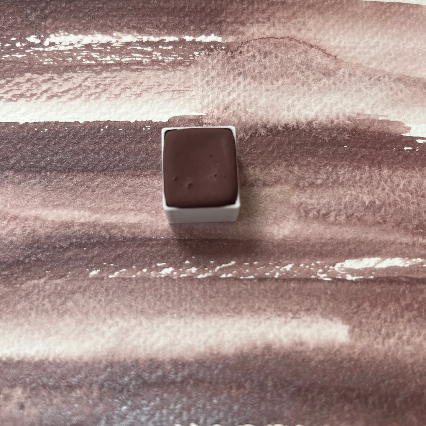 Witch Hazel. Individual pan of handmade watercolor paint