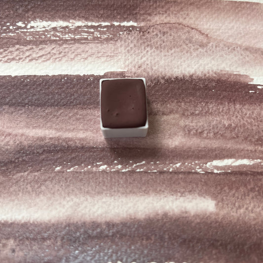 Witch Hazel. Individual pan of handmade watercolor paint