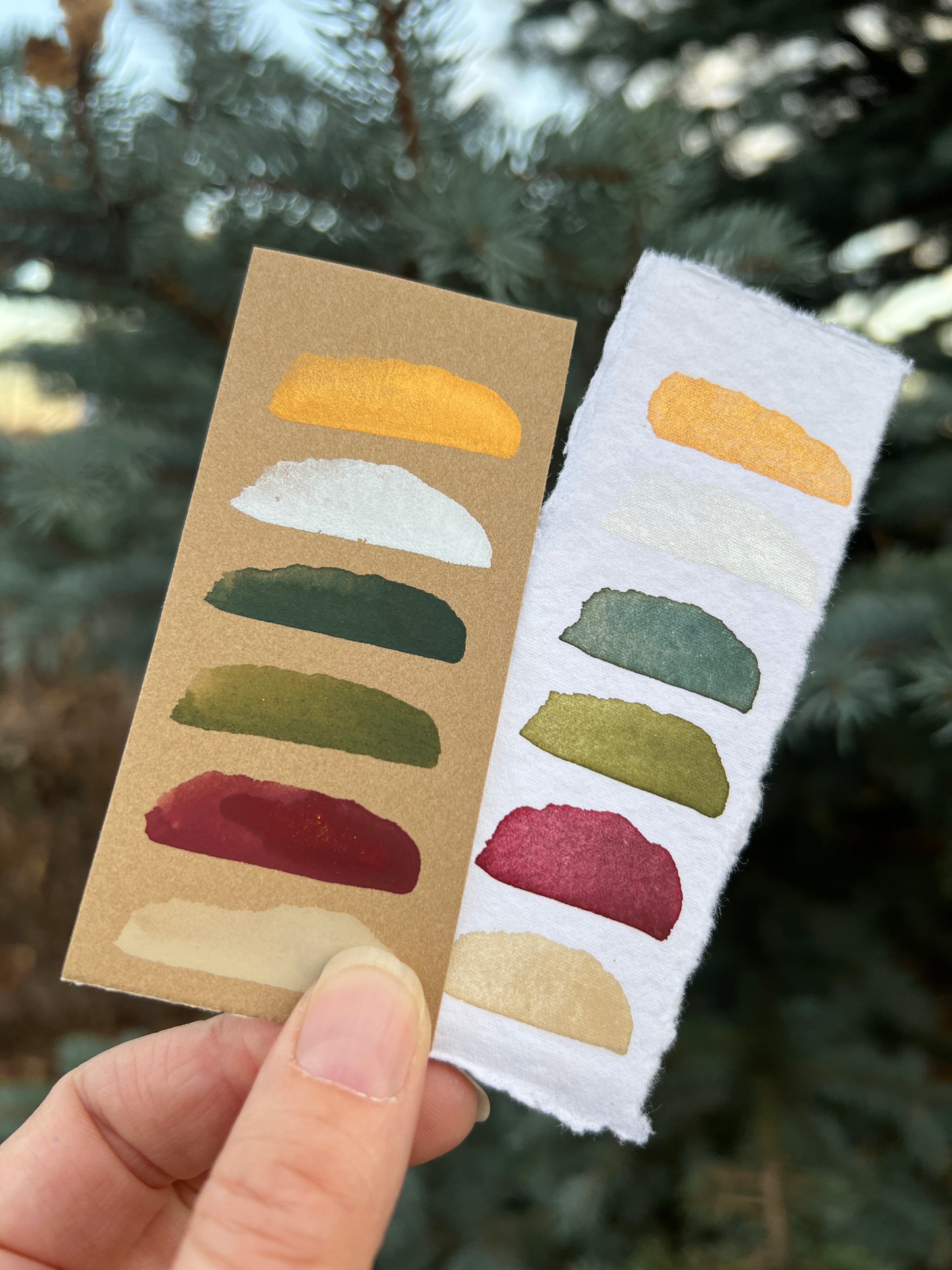 Home for the Holidays, a holiday palette in three sizes