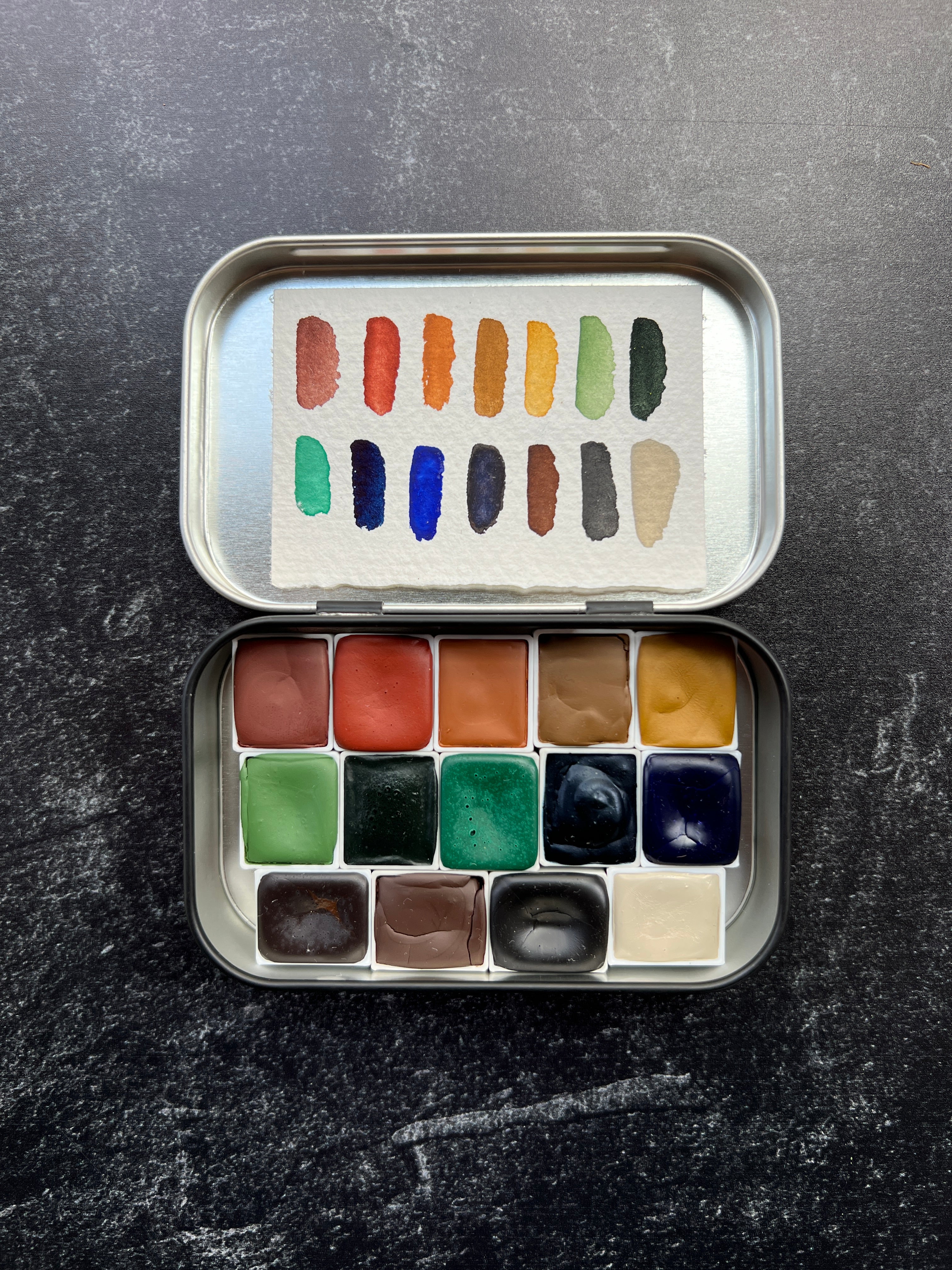 Landscape Essentials  Half Pan Palette